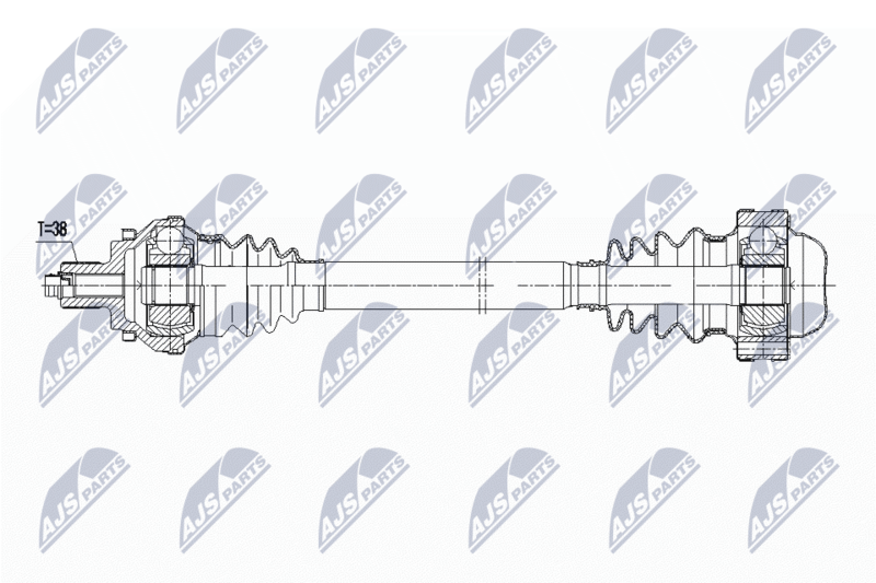 NPW-AU-044 Вал приводной