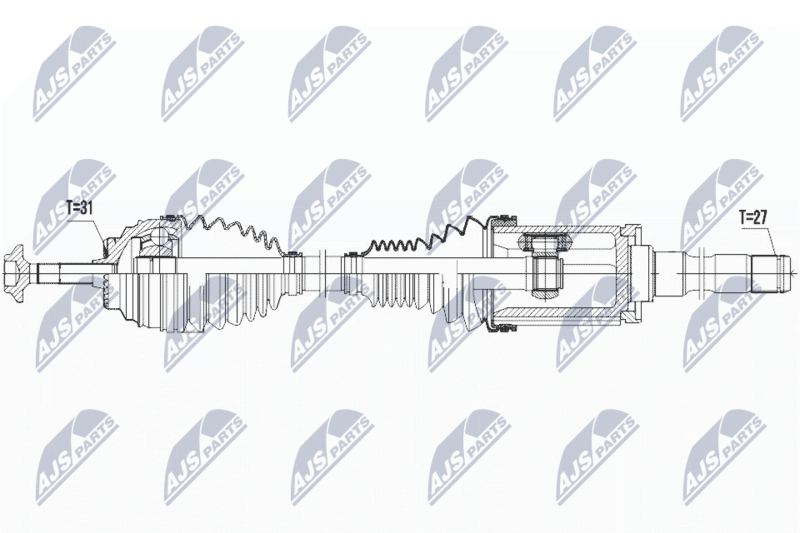 NPW-BM-027 Полуось приводная