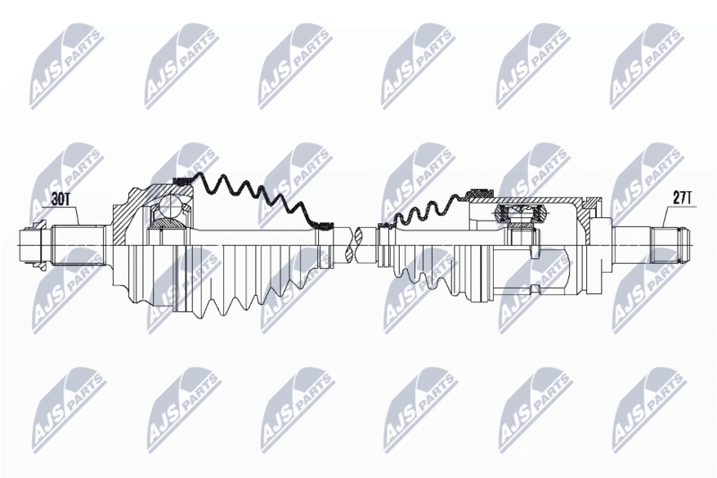 NPW-BM-115 ПОЛУОСЬ BMW X5 E53 00 06
