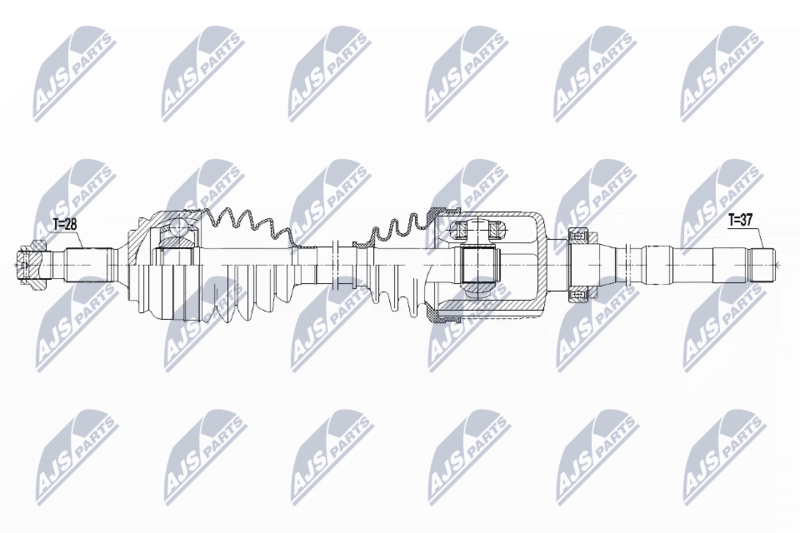 NPW-CT-121 Полуось CITROEN JUMPY 2.0HDI