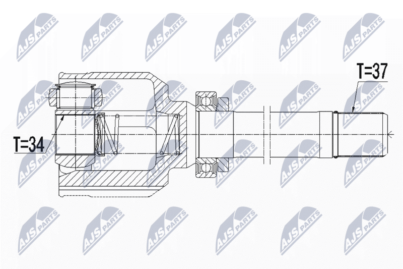 NPW-CT-108 ШРУС CITROEN C3 II AIRCROSS