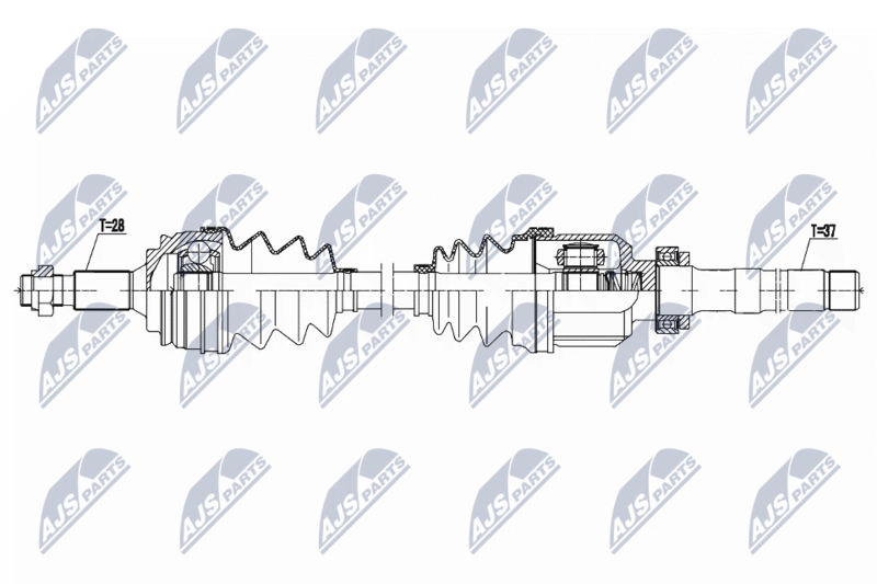 NPW-CT-123 Полуось