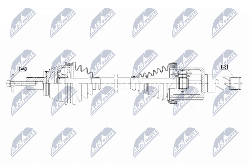 NPW-FR-092 Полуось