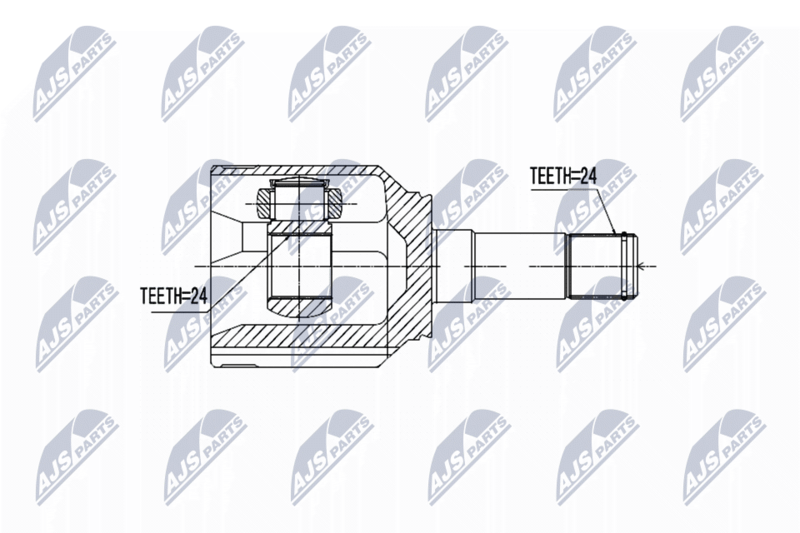 NPW-FT-048 Шрус: FIAT 500 1.3D MULTIJET,