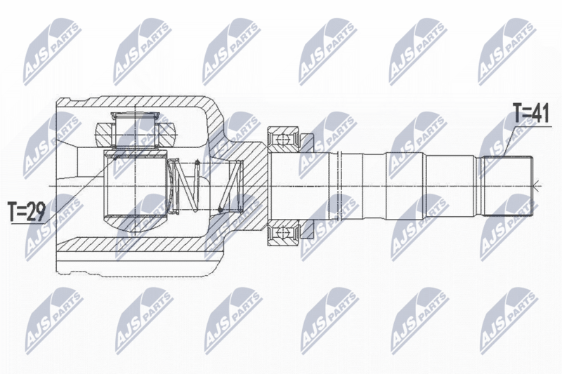 NPW-FT-040 ШРУС FIAT DUCATO 2.3D MULTIJET