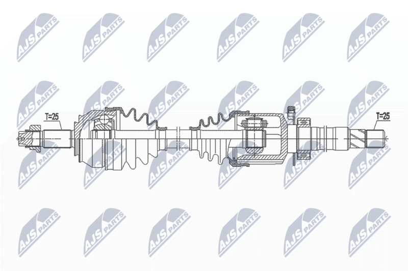 NPW-FT-045 Приводной вал