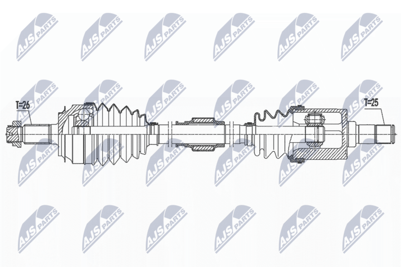 NPW-HD-092 Приводной вал