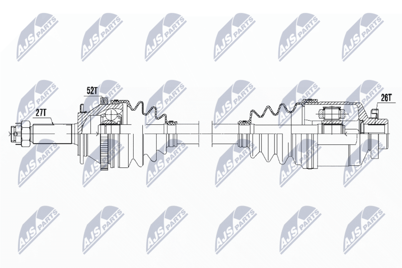 NPW-HY-526 Полуось приводная