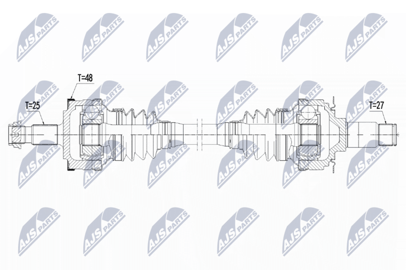 NPW-ME-140 ПОЛУОСЬ MERCEDES C