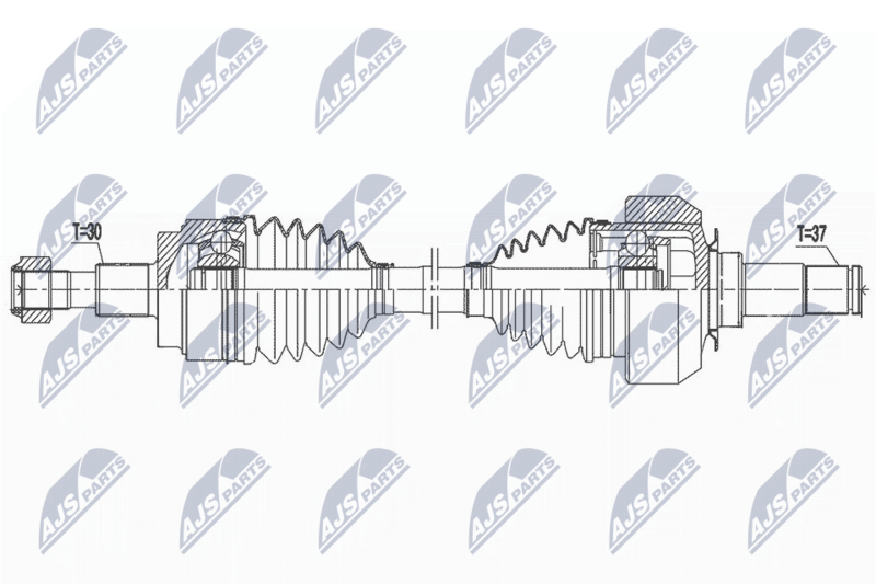NPW-ME-142 ПОЛУОСЬ MERCEDES ML W164 06 ,