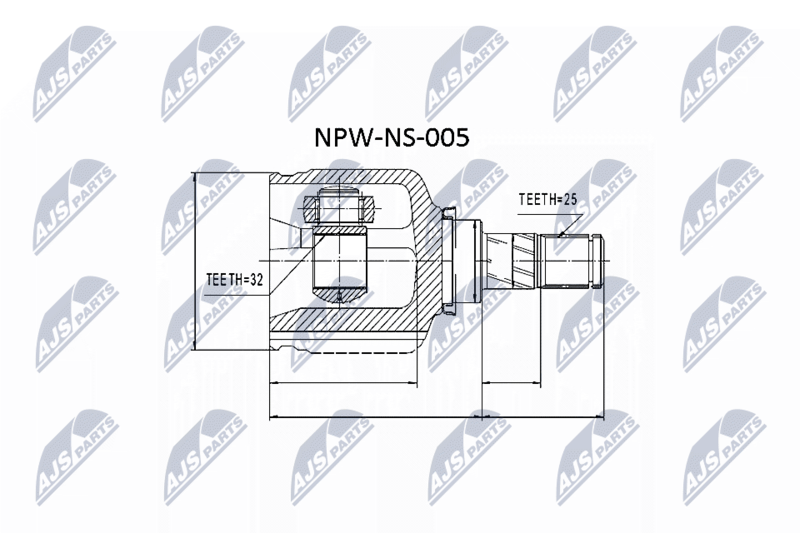 NTY NPWNS005 ШРУС