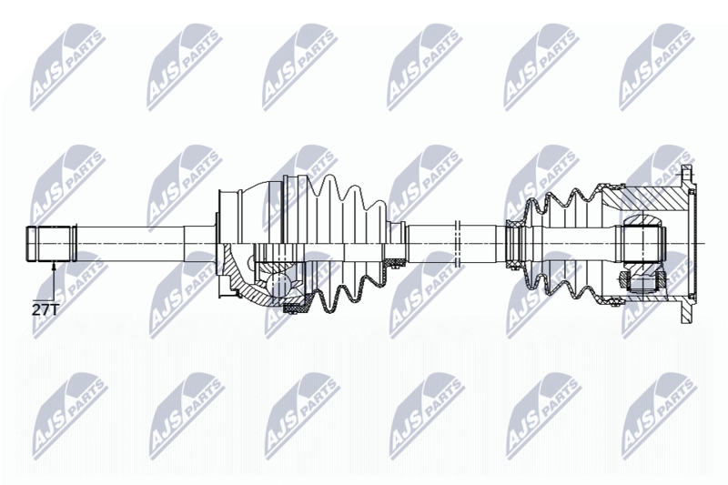 NPW-NS-084 ПОЛУОСЬ NISSAN TERRANO II