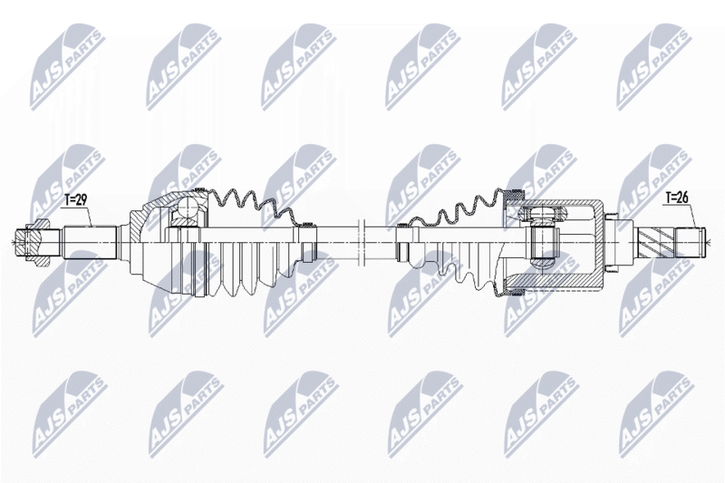 NPW-NS-090 Приводной вал