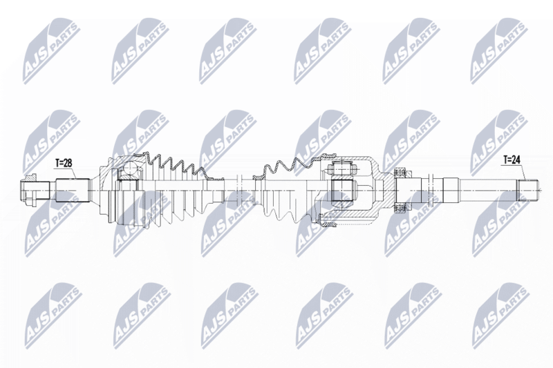 NPW-PE-017 Приводной вал