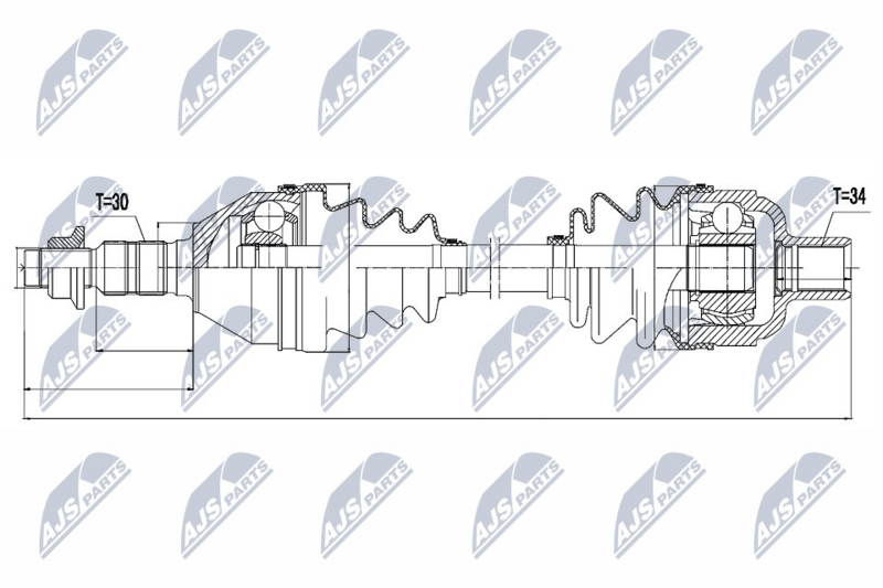 NPW-PL-032 Приводной вал