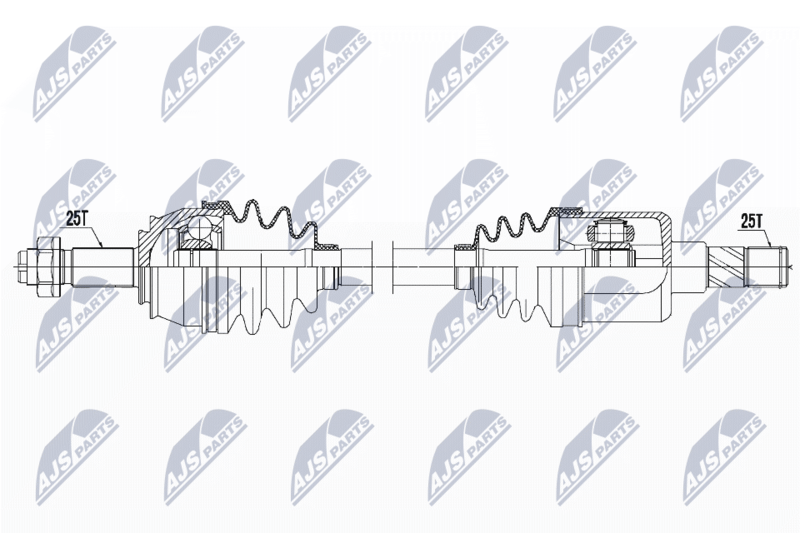 NPW-PL-041 Полуось Opel Corsa D 1.3CDTI