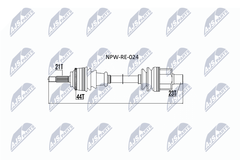 NTY NPWRE024 Приводной вал