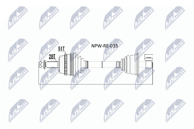 NPW-RE-035 Приводной вал