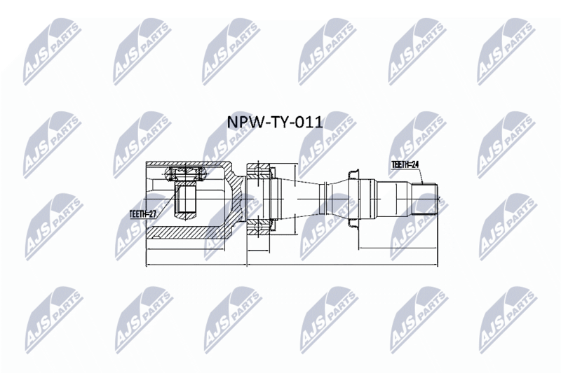 NTY NPWTY011 ШРУС