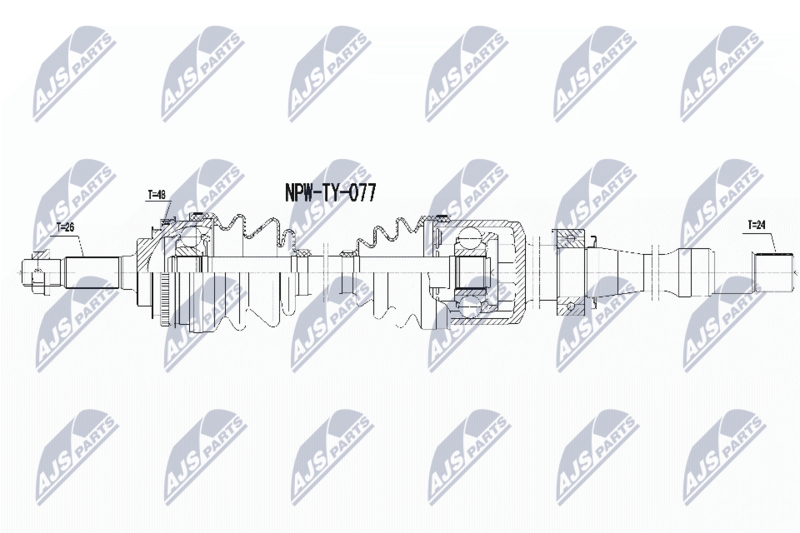 NPW-TY-077 Приводной вал