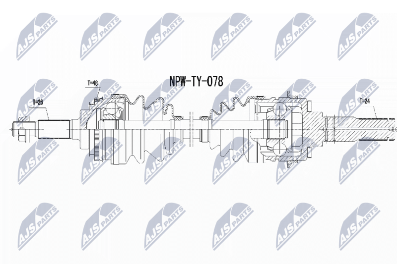 NPW-TY-078 Приводной вал