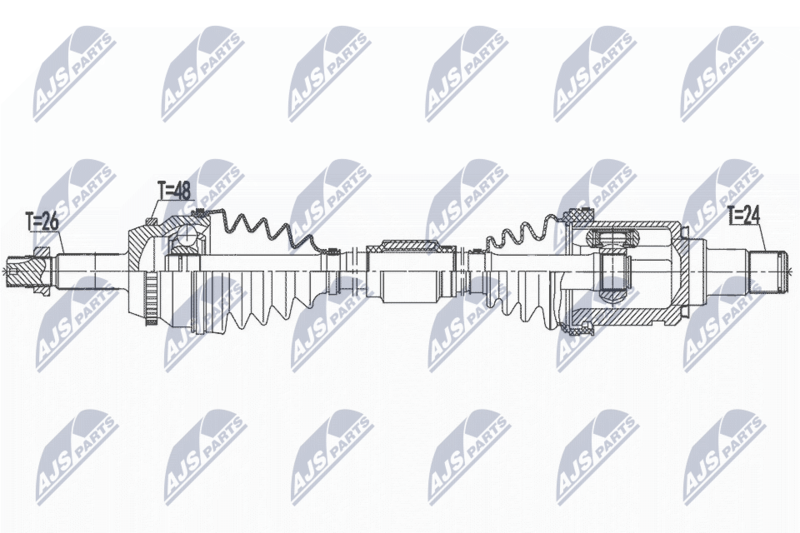 NPW-TY-172 Приводной вал
