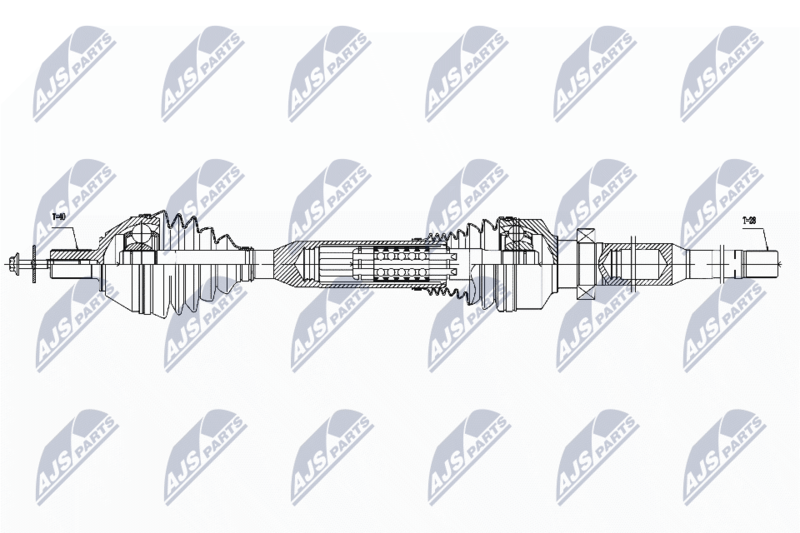 NPW-VV-058 Полуось правая