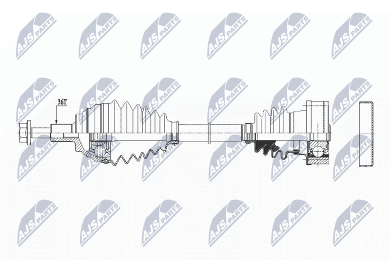 NPW-VW-149 Полуось