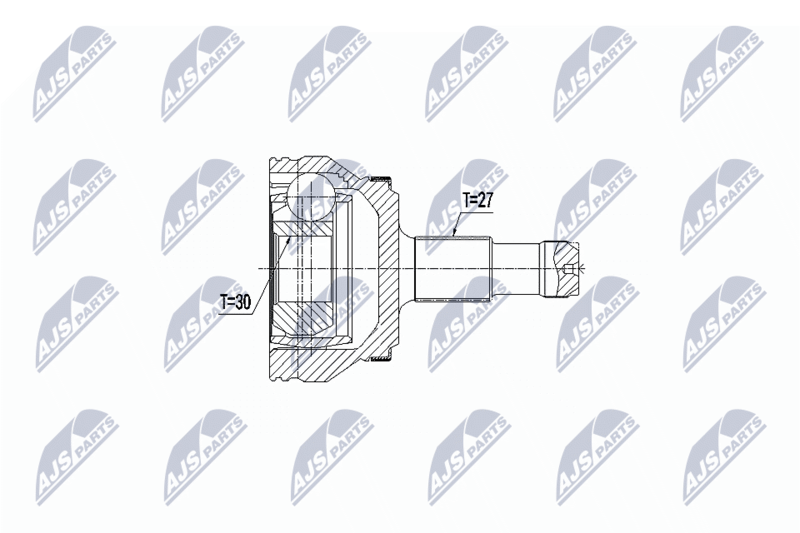 NPZ-ME-019 NTY ШРУС наружн. к-кт MB 204