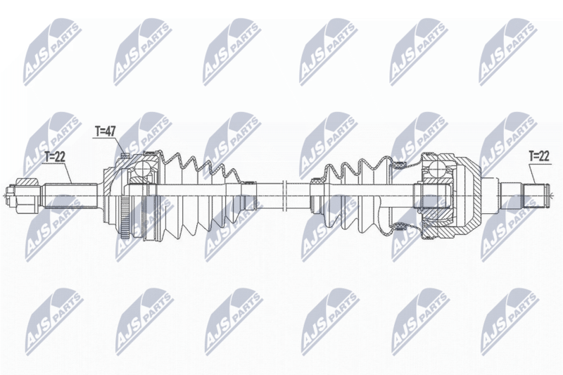 NPW-DW-043 Вал приводной