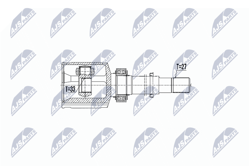 NPW-NS-058 Шарнирный комплект, приводной