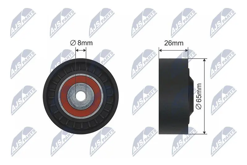 RNK-AU-016 Ролик AUDI A4, A4 ALLROAD, A5,
