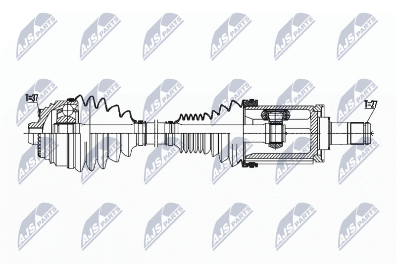 NPW-BM-179 NTY ПОЛУОСЬ