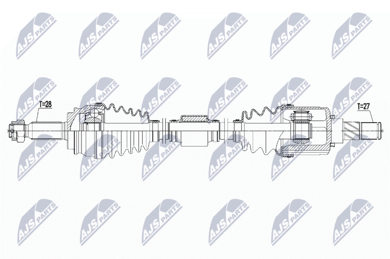 NPW-MS-061 Полуось MITSUBISHI OUTLANDER