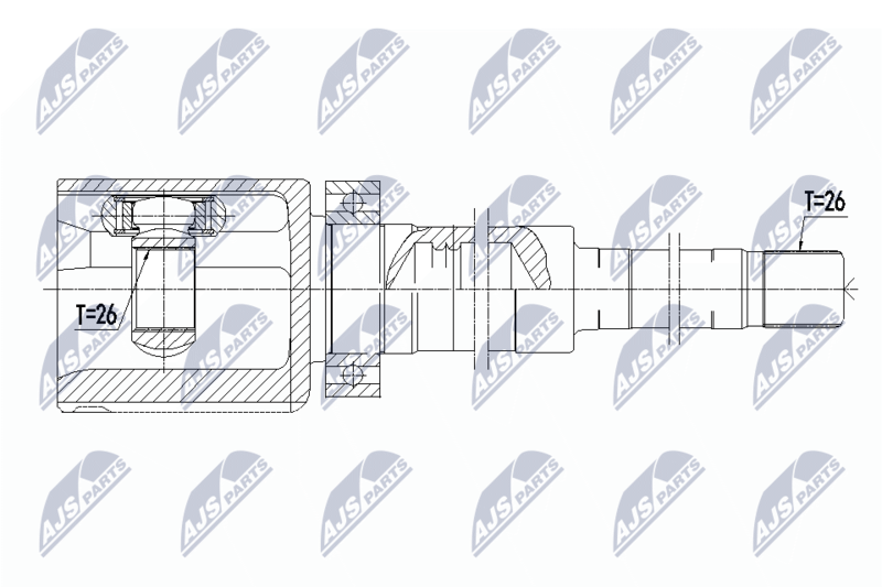 NPW-VV-082 ШРУС НАРУЖНЫЙ VOLVO XC70