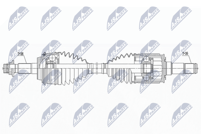 NPW-TY-181 Приводной вал