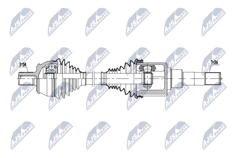 NPW-ME-183 Приводной вал