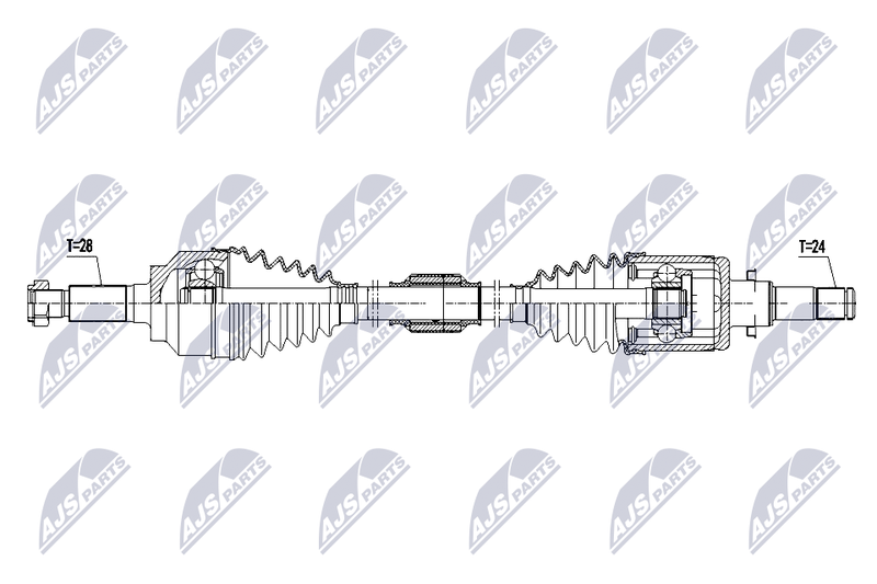 NPW-MZ-096 Приводной вал
