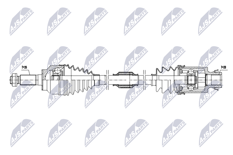 NPW-MZ-098 Приводной вал