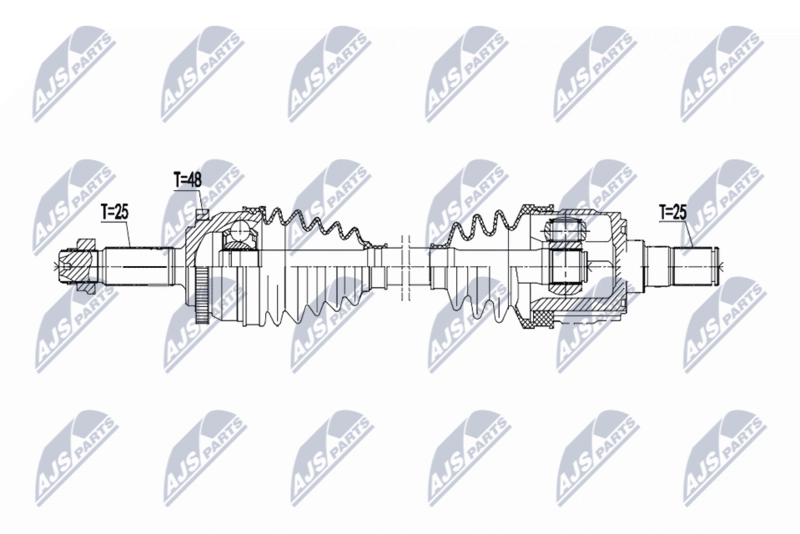 NTY NPWHY629 Drive Shaft