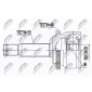 NPZHY555 ШРУС HYUNDAI I20 1.2 08-