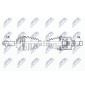 NPWPE027 ПОЛУОСЬ PEUGEOT 508 2.0HDI