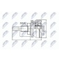 NPZVW032 ШРУС НАРУЖНЫЙ VW T5 1.9TD,2.0