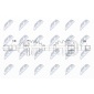 NPWPL073 Полуось Opel Astra J