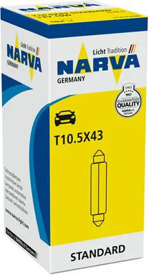173143000 Лампа 12V C10W SV8.5 41мм