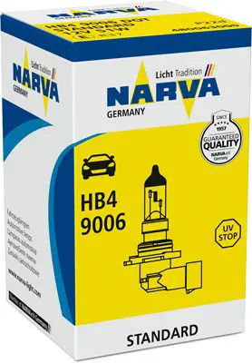 NARVA 480063000 Лампа 12V HB4 51W P22d