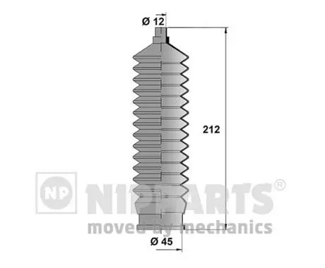NIPPARTS J2840901 Комплект пыльника
