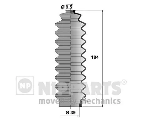 NIPPARTS J2844001 Пыльник рулевой рейки
