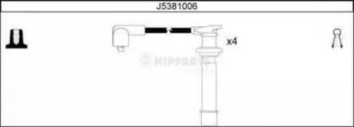 J5381006 Комплект проводов зажигания