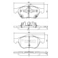 J3602115 Колодка тормозная Toyota
